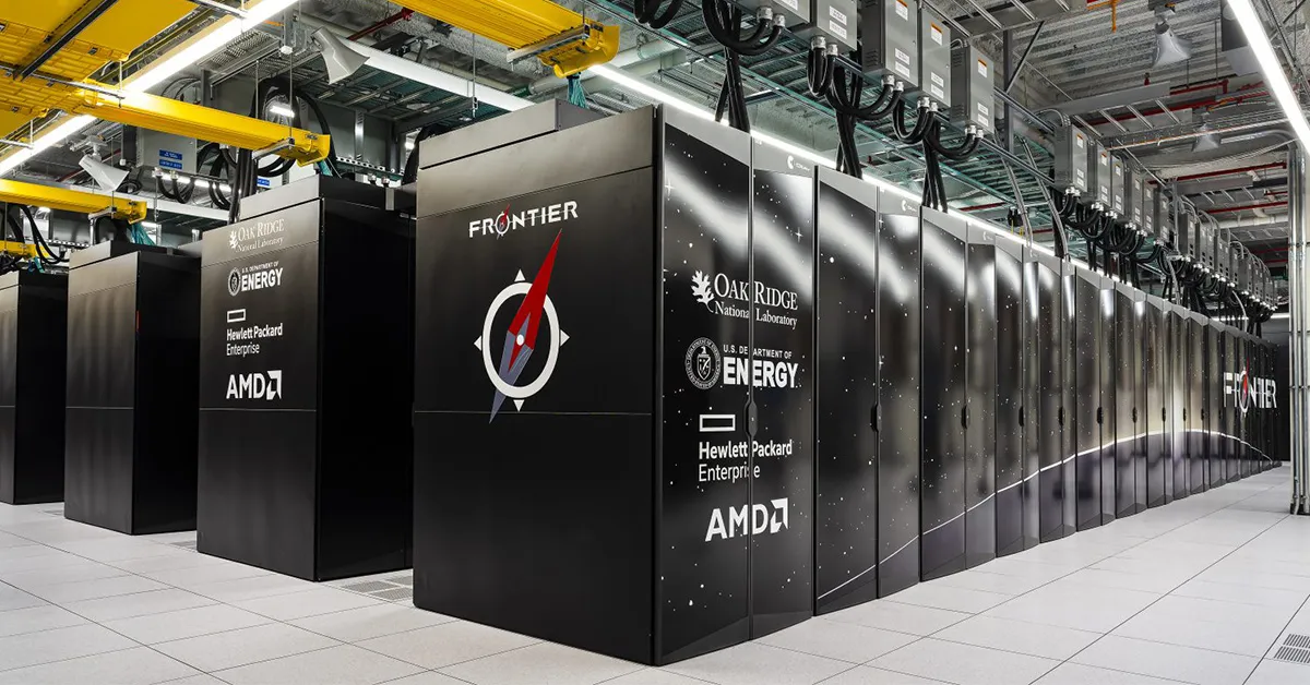 Rekordní výsledky s pomocí superpočítače Frontier a GPU AMD